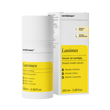 Lanimes serum na rozstępy - butelka z kartonikiem