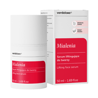 Mialenia serum liftingujące od twarzy - butelka z kartonikiem