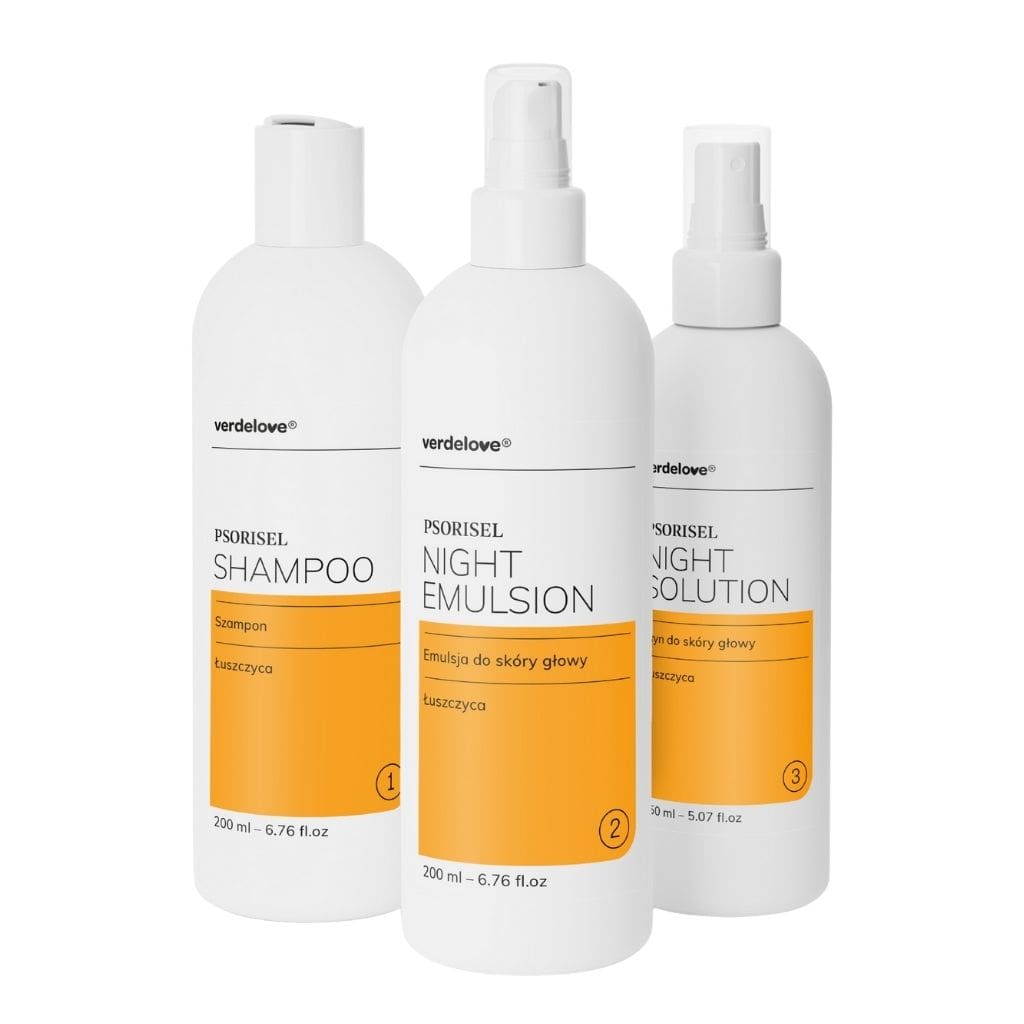 Psorisel zestaw dermokosmetyków do skóry głowy z objawami łuszczycy