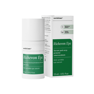 Richevon Eye serum przeciwzmarszczkowe pod oczy - butelka z kartonikiem