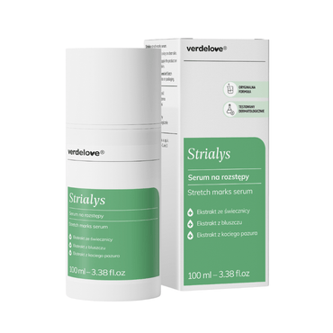 Strialys serum na rozstępy - butelka z kartonikiem