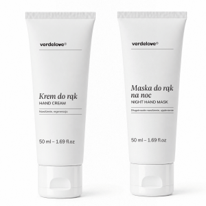 Verdelove Krem do rąk + Maska na noc (50ml + 50ml). Zestaw do dłoni.