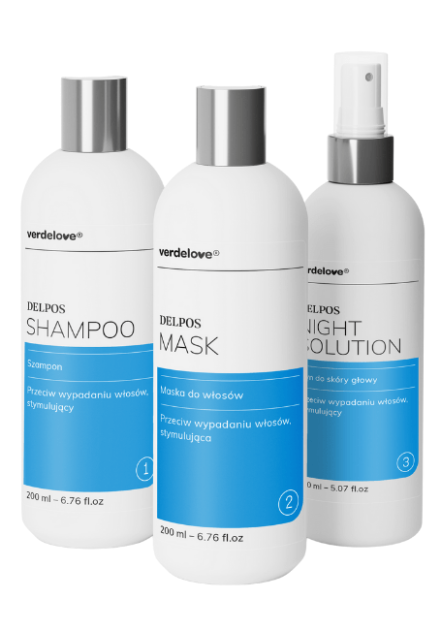 Delpos - zestaw - wypadanie włosów