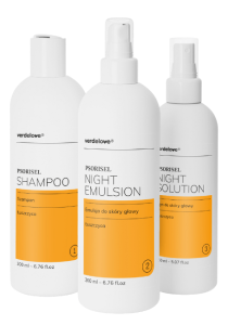 Psorisel - zestaw na łuszczycę skóry głowy